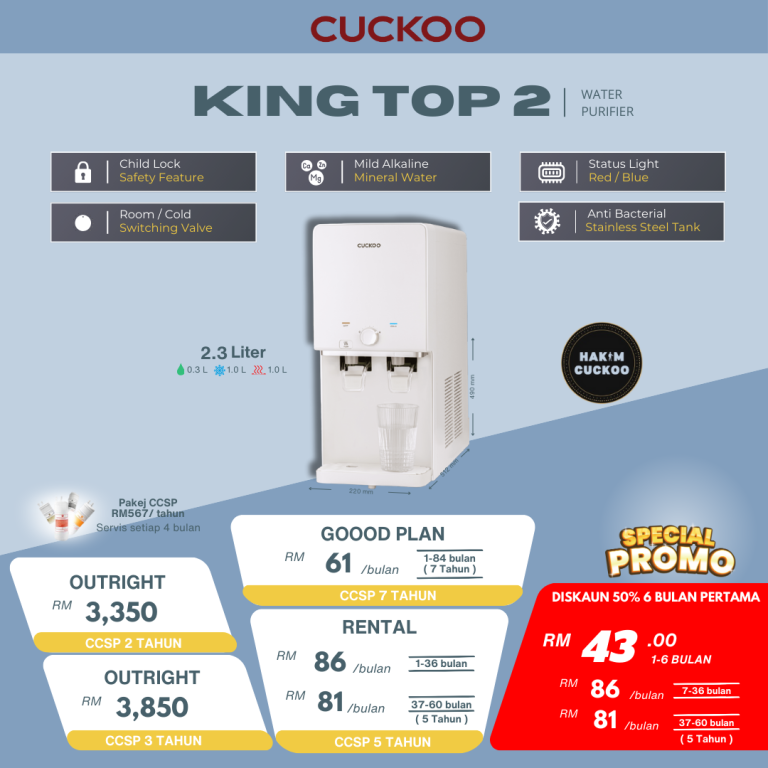 penapis air cuckoo murah